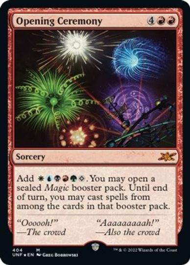 Opening Ceremony (Galaxy Foil) (404) [Unfinity]