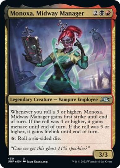 Monoxa, Midway Manager (Galaxy Foil) (459) [Unfinity]