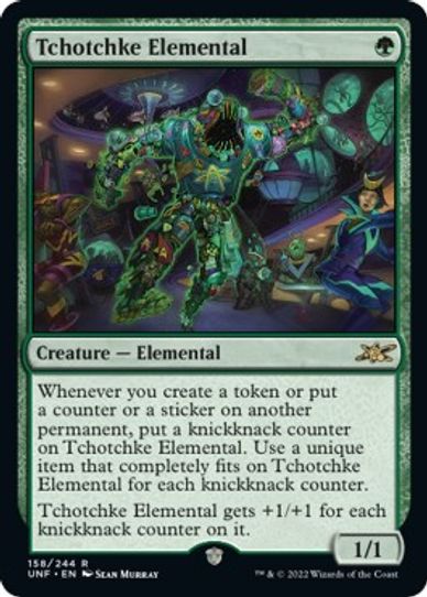 Tchotchke Elemental (158) [Unfinity]