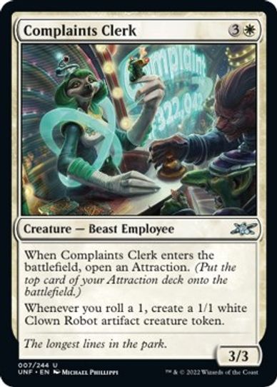 Complaints Clerk (7) [Unfinity]