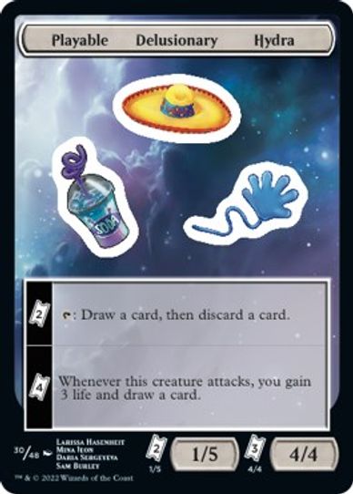 Playable Delusionary Hydra (30) [Unfinity]