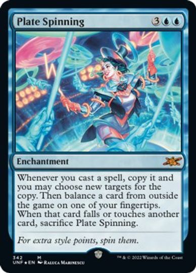 Plate Spinning (Galaxy Foil) (342) [Unfinity]