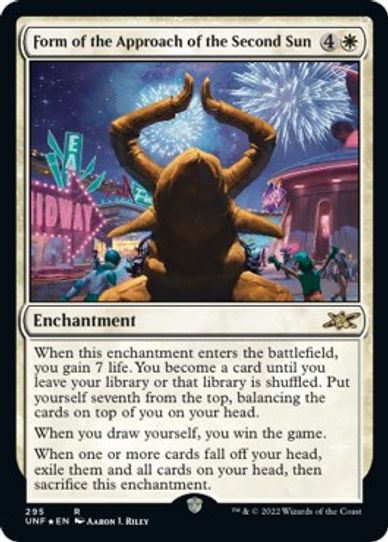 Form of the Approach of the Second Sun (Galaxy Foil) (295) [Unfinity]