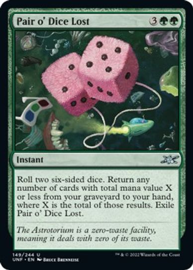 Pair o' Dice Lost (149) [Unfinity]