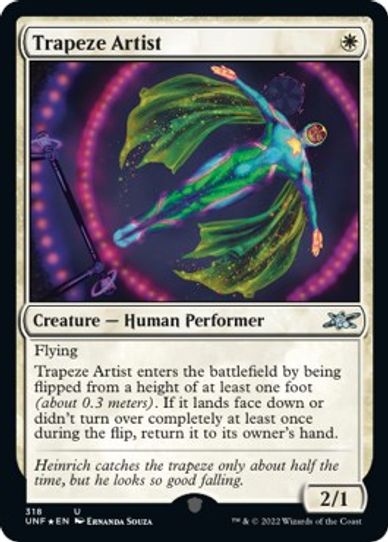 Trapeze Artist (Galaxy Foil) (318) [Unfinity]