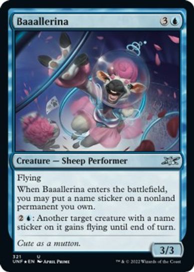 Baaallerina (Galaxy Foil) (321) [Unfinity]