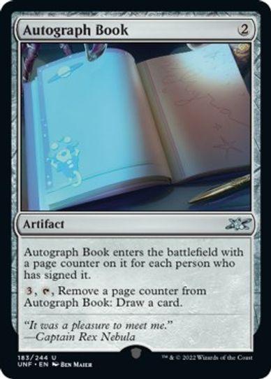 Autograph Book (183) [Unfinity]