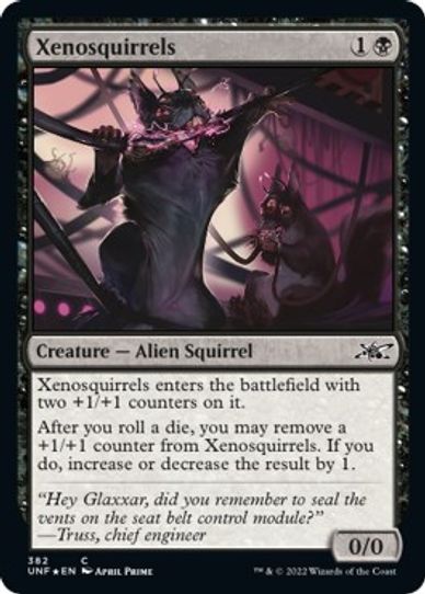 Xenosquirrels (Galaxy Foil) (382) [Unfinity]