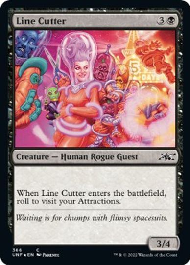 Line Cutter (Galaxy Foil) (366) [Unfinity]