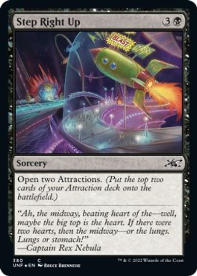 Step Right Up (Galaxy Foil) (380) [Unfinity]
