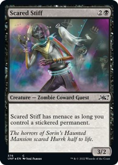 Scared Stiff (Galaxy Foil) (376) [Unfinity]