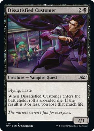 Dissatisfied Customer (Galaxy Foil) (358) [Unfinity]
