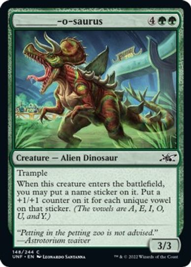 ________ o saurus (148) [Unfinity]