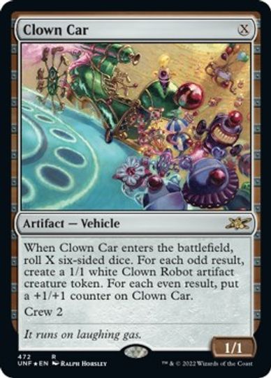 Clown Car (Galaxy Foil) (472) [Unfinity]