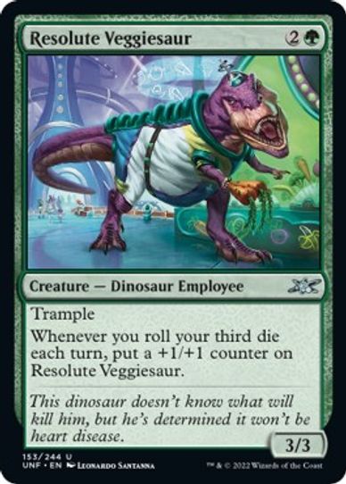 Resolute Veggiesaur (153) [Unfinity]