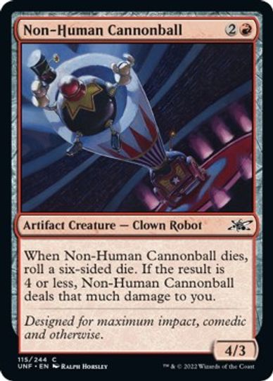Non Human Cannonball (115) [Unfinity]