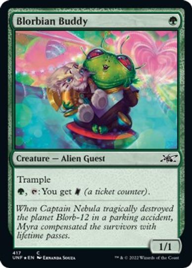 Blorbian Buddy (Galaxy Foil) (417) [Unfinity]