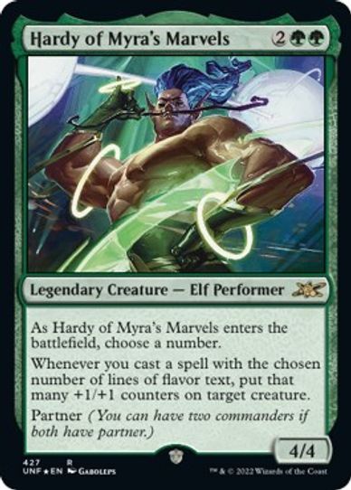 Hardy of Myra's Marvels (Galaxy Foil) (427) [Unfinity]