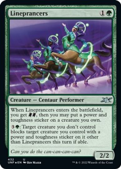 Lineprancers (Galaxy Foil) (432) [Unfinity]