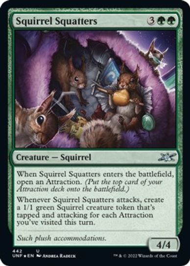 Squirrel Squatters (Galaxy Foil) (442) [Unfinity]