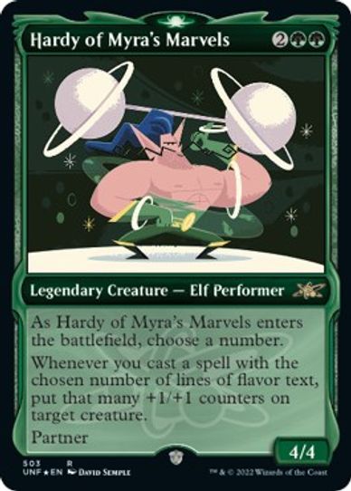 Hardy of Myra's Marvels (Showcase) (Galaxy Foil) (503) [Unfinity]