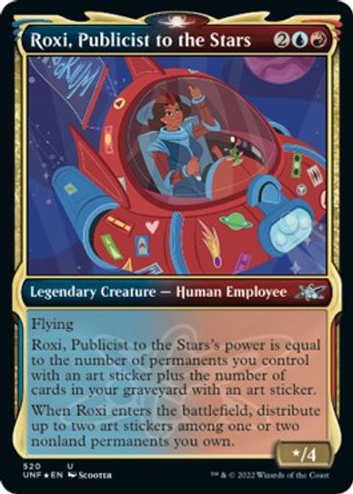 Roxi, Publicist to the Stars (Showcase) (Galaxy Foil) (520) [Unfinity]