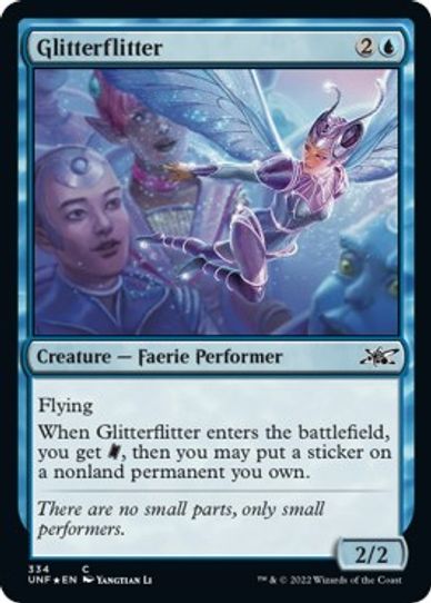 Glitterflitter (Galaxy Foil) (334) [Unfinity]