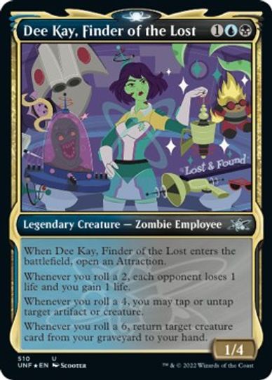 Dee Kay, Finder of the Lost (Showcase) (Galaxy Foil) (510) [Unfinity]