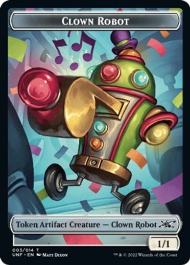 Clown Robot Token (3) [Unfinity]