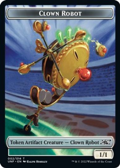 Clown Robot Token (2) [Unfinity]