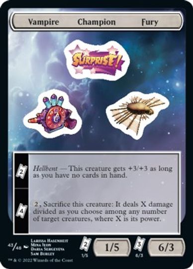 Vampire Champion Fury (43) [Unfinity]