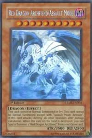 Red Dragon Archfiend/Assault Mode (Ghost Rare) (CRMS-EN004) [Crimson Crisis]