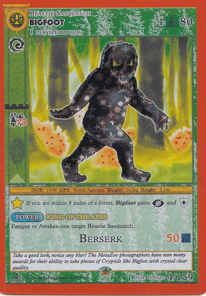 Item - Bigfoot Card