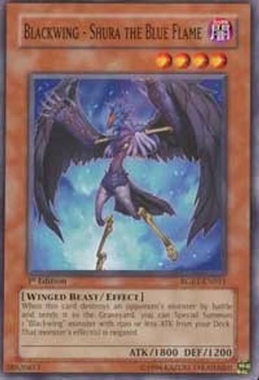 Blackwing - Shura the Blue Flame (RGBT-EN011) [Raging Battle]