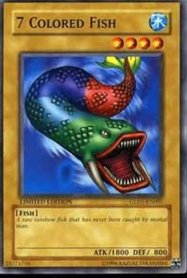Colored Fish (GLD1-EN001) [Gold Series 2008]