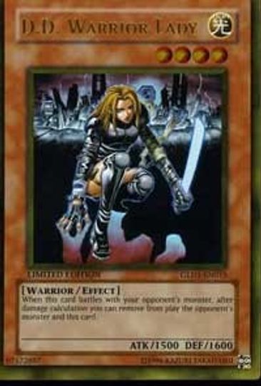 D.D. Warrior Lady (GLD1-EN015) [Gold Series 2008]