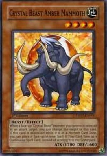 Crystal Beast Amber Mammoth (DP07-EN005) [Duelist Pack 7: Jesse Anderson]