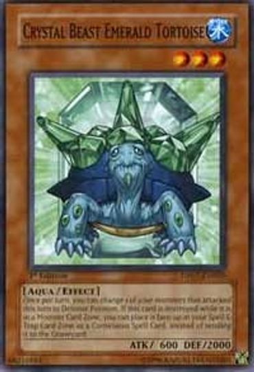 Crystal Beast Emerald Tortoise (DP07-EN003) [Duelist Pack 7: Jesse Anderson]