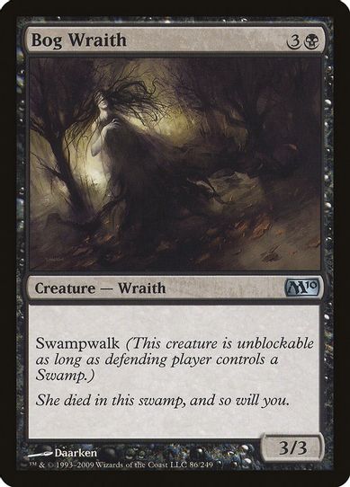 Bog Wraith [Magic 2010 (M10)]