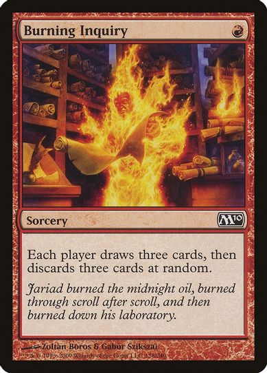 Burning Inquiry (128) [Magic 2010 (M10)]