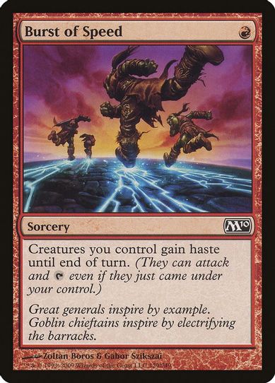 Burst of Speed [Magic 2010 (M10)]
