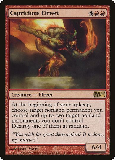 Capricious Efreet [Magic 2010 (M10)]