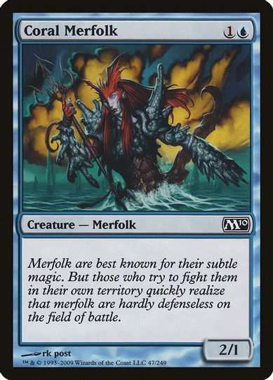 Coral Merfolk [Magic 2010 (M10)]