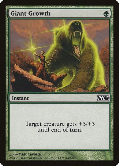 Giant Growth (184) [Magic 2010 (M10)]