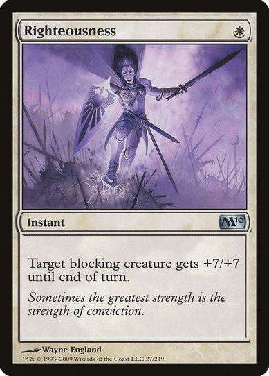 Righteousness (27) [Magic 2010 (M10)]