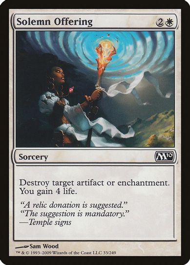 Solemn Offering [Magic 2010 (M10)]