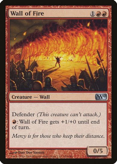 Wall of Fire [Magic 2010 (M10)]