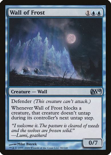 Wall of Frost [Magic 2010 (M10)]
