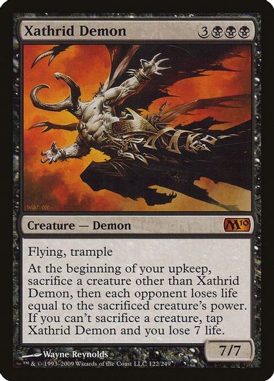 Xathrid Demon (122) [Magic 2010 (M10)]