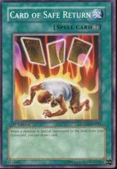 Card of Safe Return (SDZW-EN021) [Structure Deck: Zombie World]